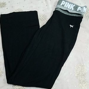Victoria's secret pink bootcut yoga pants